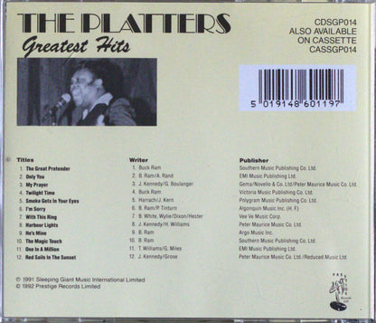 The Platters – Greatest Hits CD