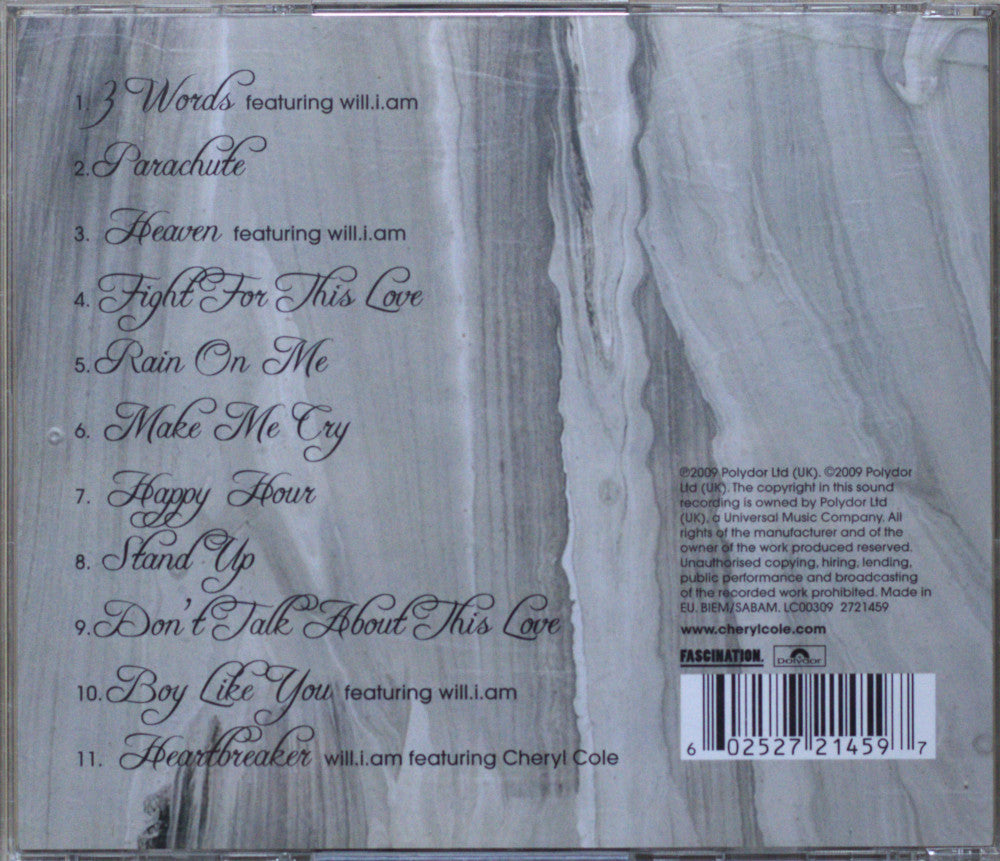 Cheryl Cole – 3 Words CD