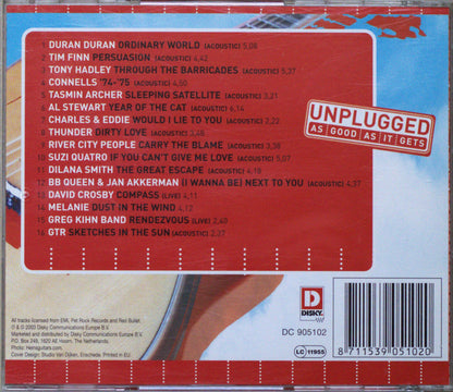 Unplugged: As Good As It Gets CD