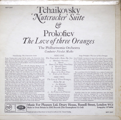 Tchaikovsky / Prokofiev – Nutcracker Suite / Love of Three Oranges Vinyl LP