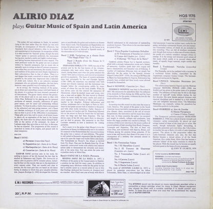 Alirio Díaz – Plays Guitar Music Of Spain And Latin America Vinyl LP