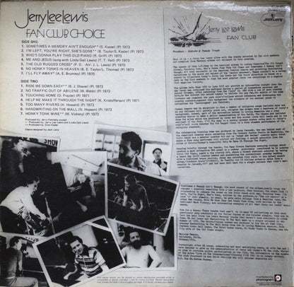 Jerry Lee Lewis – Fan Club Choice Vinyl LP