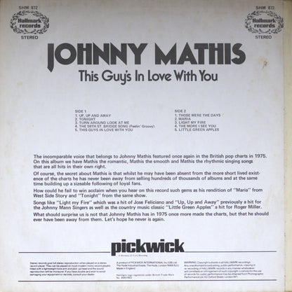 Johnny Mathis – This Guy's In Love With You Vinyl LP