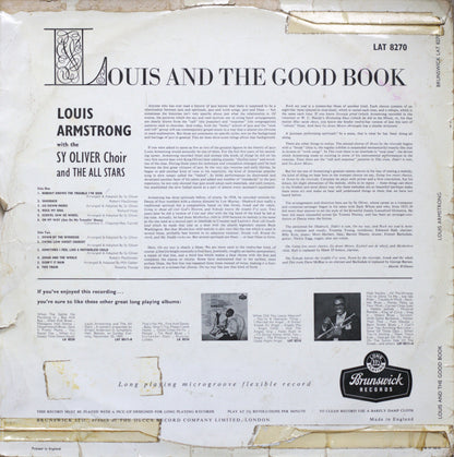 Louis Armstrong And The All Stars – Louis And The Good Book Vinyl LP