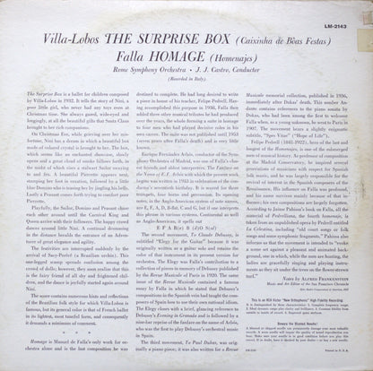 Villa-Lobos / Falla – The Surprise Box / Homage Vinyl LP