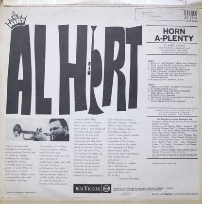 Al Hirt & Billy May – Horn A-Plenty Vinyl LP