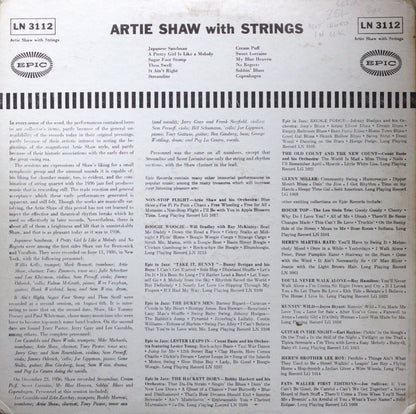 Artie Shaw – With Strings Vinyl LP