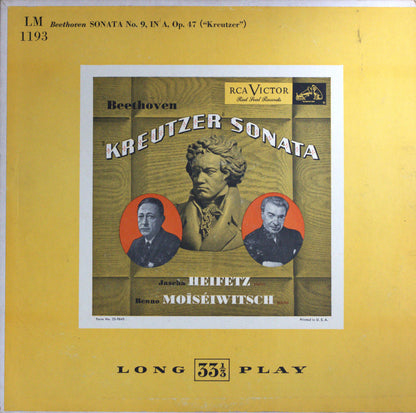 Beethoven – Kreutzer Sonata No. 9 Vinyl LP