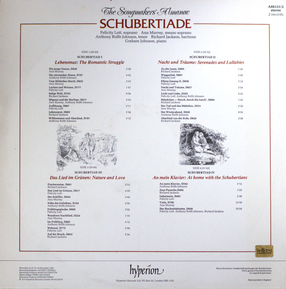 The Songmakers' Almanac – Schubertiade Vinyl LP