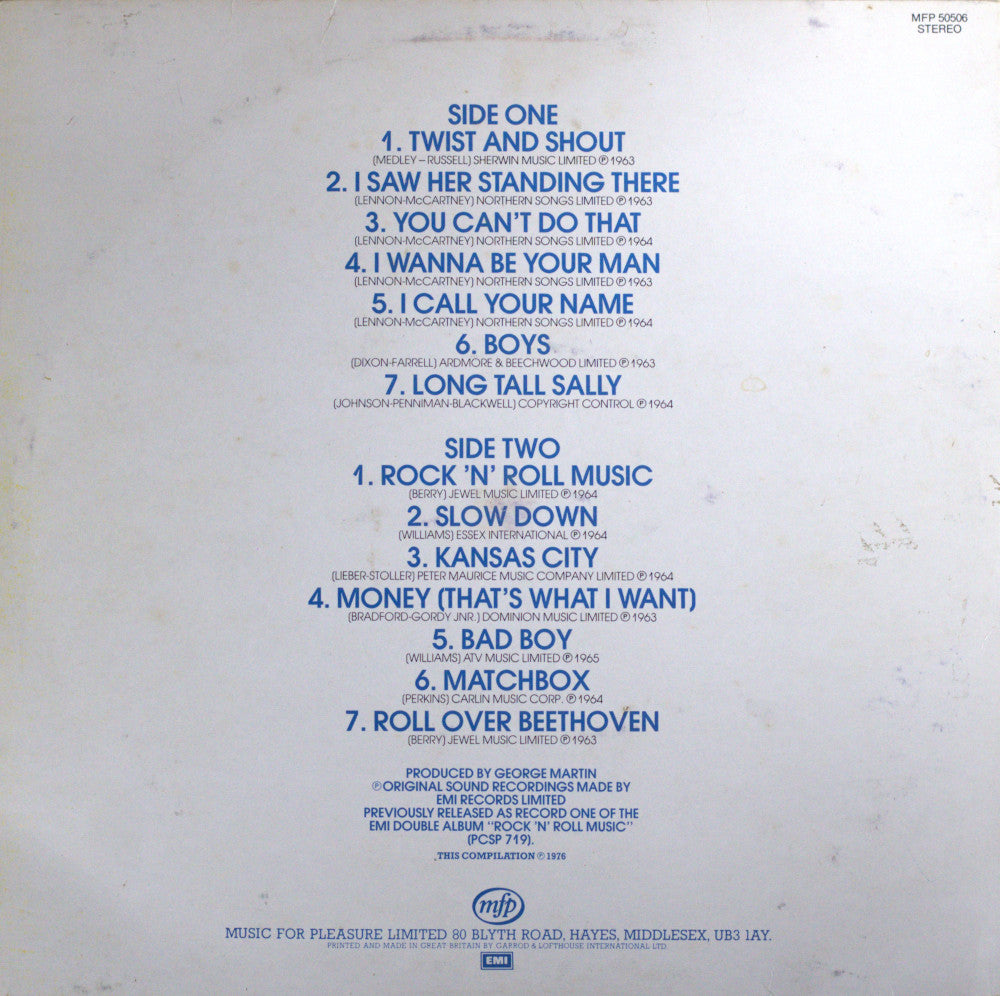The Beatles – Rock 'N' Roll Music Vol. 1 Vinyl LP