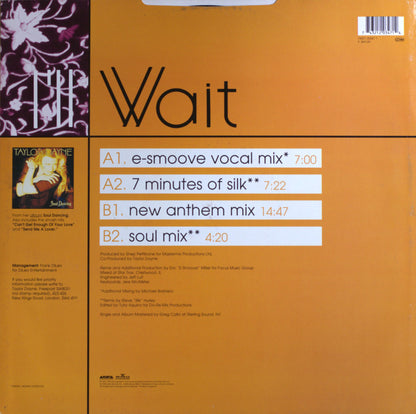 Taylor Dayne – I'll Wait Vinyl 12" Single