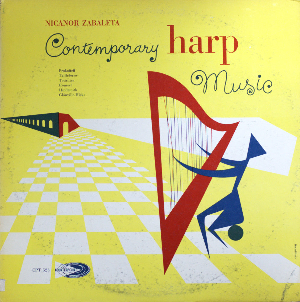 Nicanor Zabaleta – Contemporary Harp Music Vinyl LP