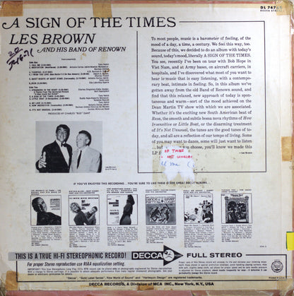 Les Brown – A Sign Of The Times Vinyl LP