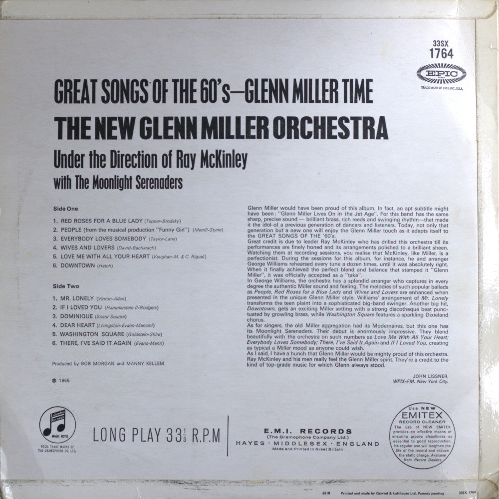 The Glenn Miller Orchestra – Great Songs Of The 60's / Glenn Miller Time Vinyl LP