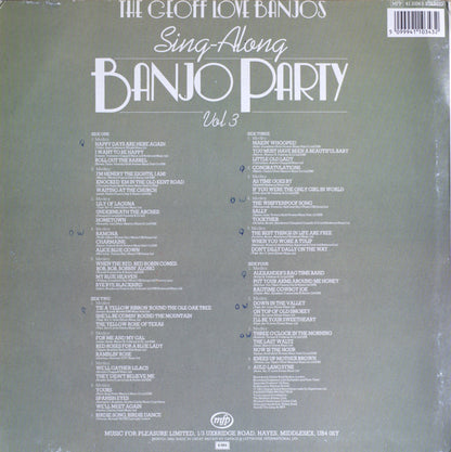 The Geoff Love Banjos – Sing-Along Banjo Party Vol. 3 Vinyl LP