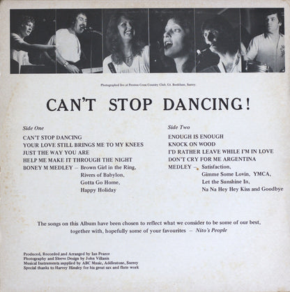 Nito's People – Can't Stop Dancing! Vinyl LP