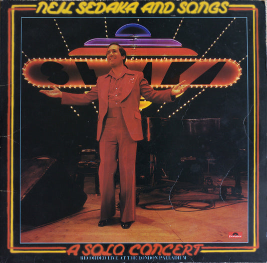 Neil Sedaka – Neil Sedaka And Songs: A Solo Concert Vinyl LP