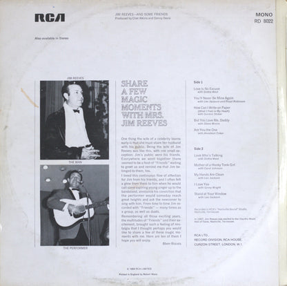 Jim Reeves – And Some Friends Vinyl LP
