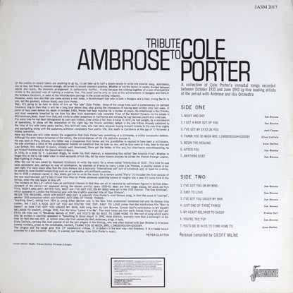 Ambrose – Tribute To Cole Porter Vinyl LP