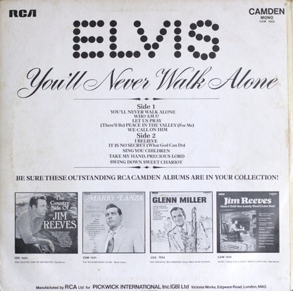 Elvis Presley – You’ll Never Walk Alone Vinyl LP