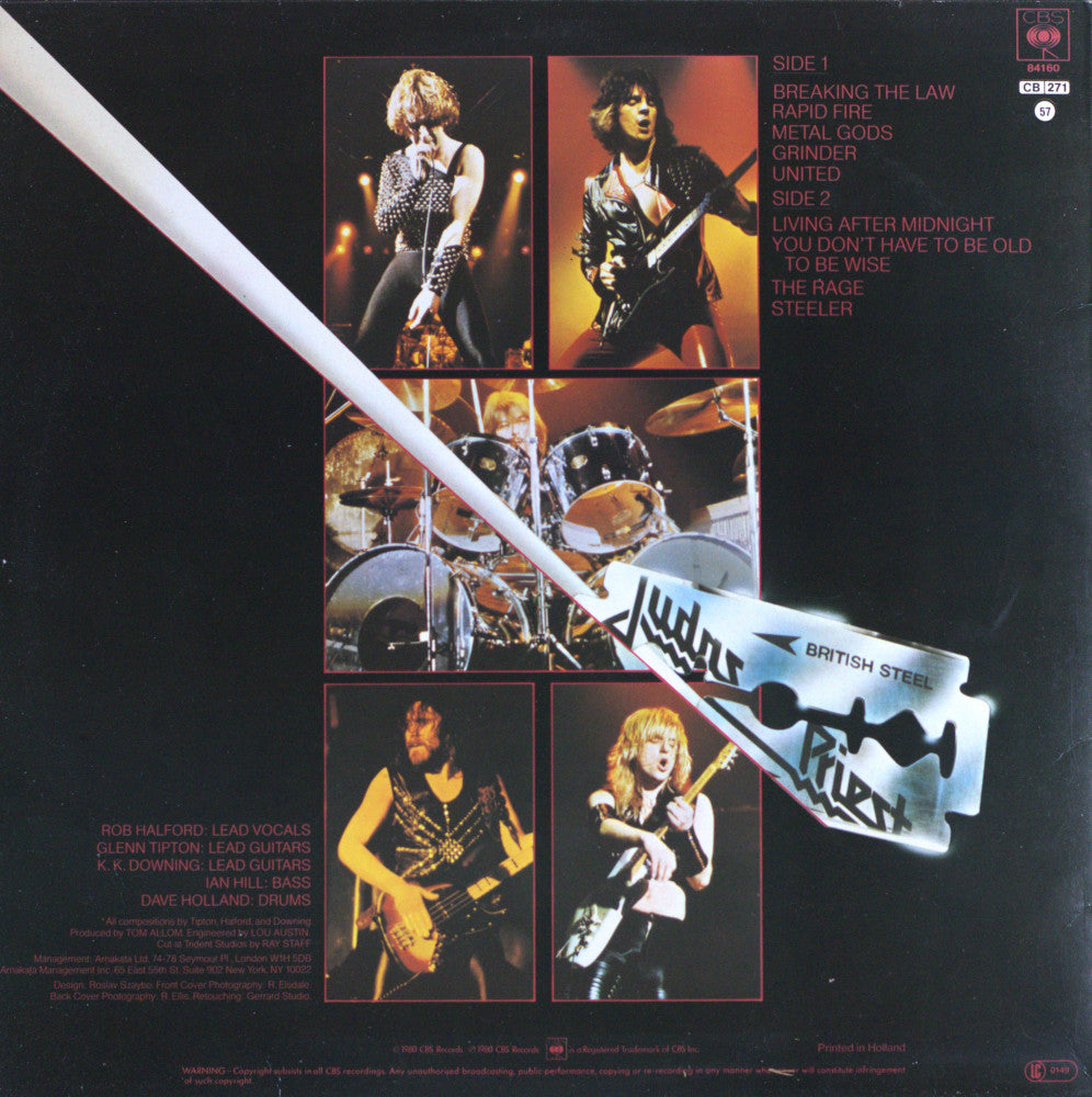 Judas Priest – British Steel Vinyl LP