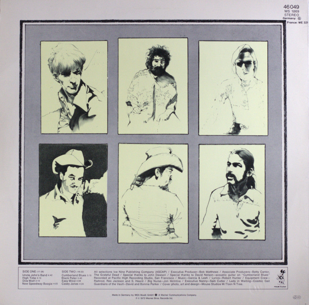 The Grateful Dead – Workingman's Dead Vinyl LP