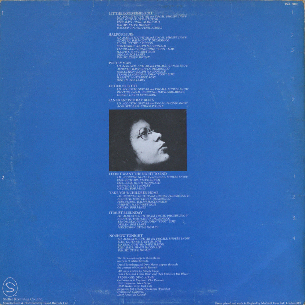 Phoebe Snow – Phoebe Snow Vinyl LP
