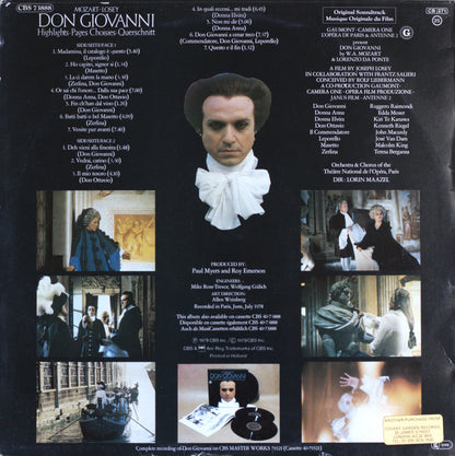 Mozart – Don Giovanni Highlights Vinyl LP