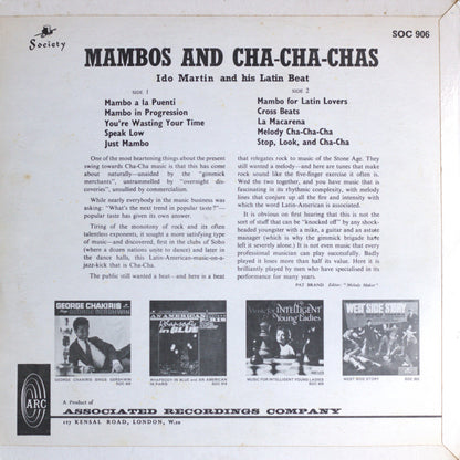 Ido Martin And His Latin Beat – Mambos And Cha Cha Chas Vinyl LP