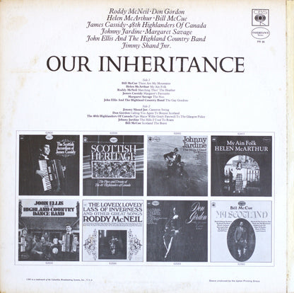 Various – Our Inheritance Vinyl LP