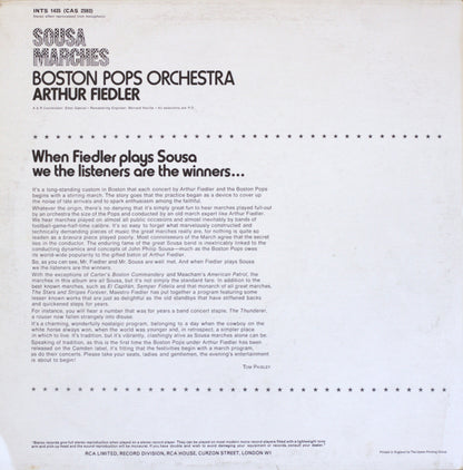 Sousa Marches – Boston Pops & Arthur Fiedler Vinyl LP