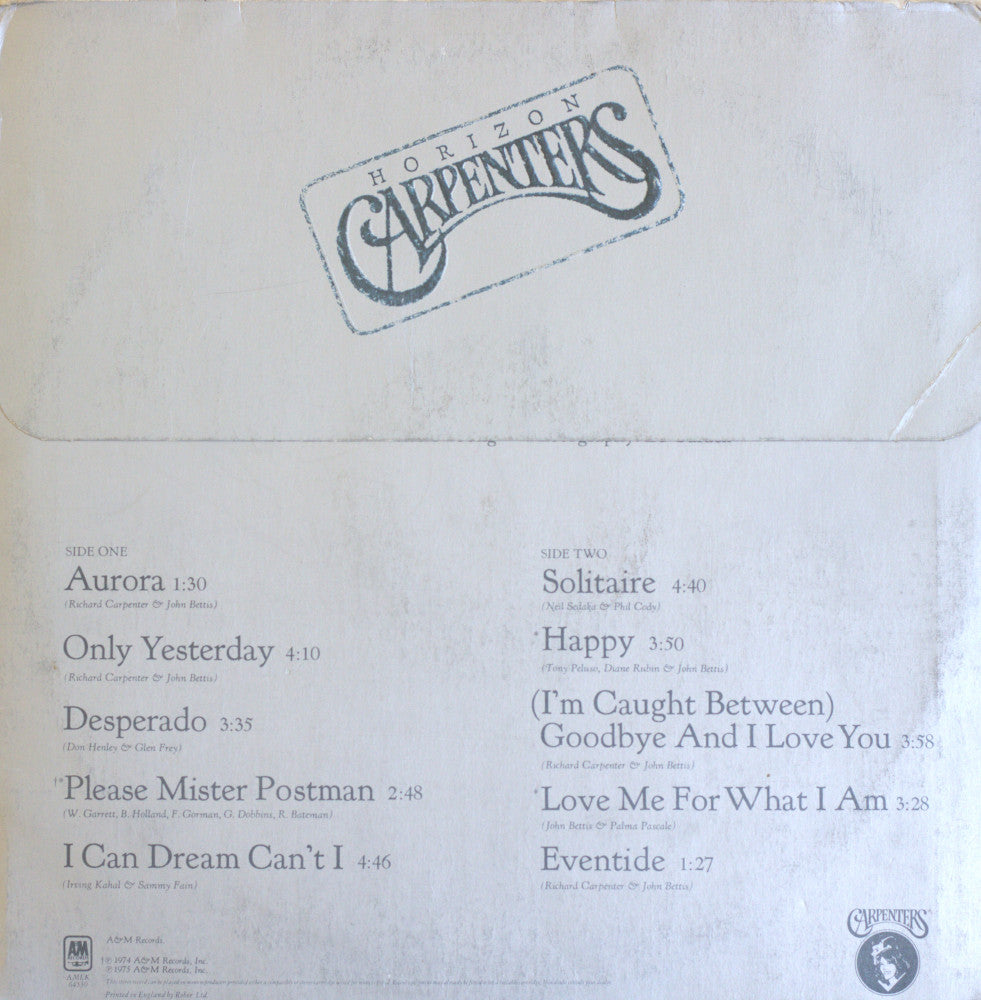 Carpenters – Horizon Vinyl LP