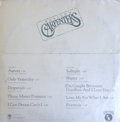 Carpenters – Horizon Vinyl LP