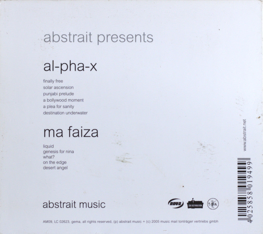 Al-Pha-X & Ma Faiza – Selected by Raphaël Marionneau CD