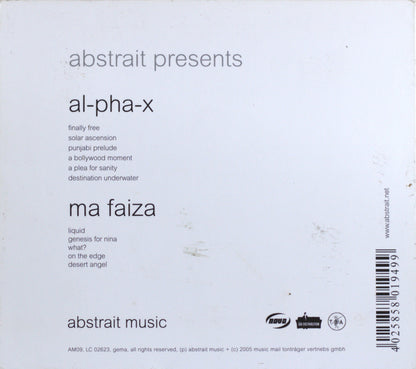 Al-Pha-X & Ma Faiza – Selected by Raphaël Marionneau CD