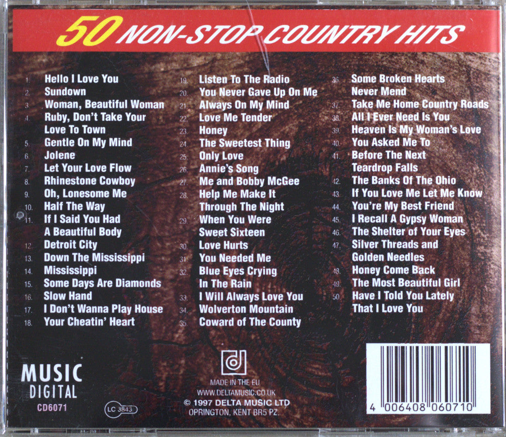 Various – Switched On Country: 50 Non-Stop Country Hits CD