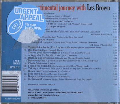 Les Brown And His Orchestra – Sentimental Journey CD