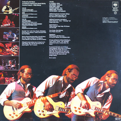 Al Di Meola – Tour De Force - Live Vinyl LP
