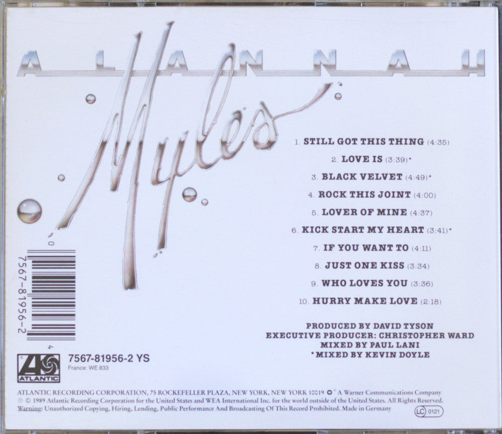 Alannah Myles – Alannah Myles CD