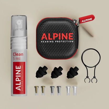 Alpine MusicSafe Pro Professional Earplugs for Musicians & DJs - Black
