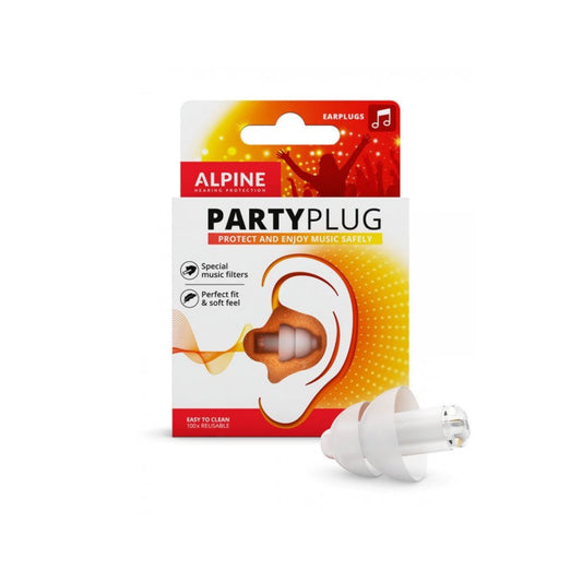 Alpine PartyPlug Concert & Festival Earplugs – Transparent