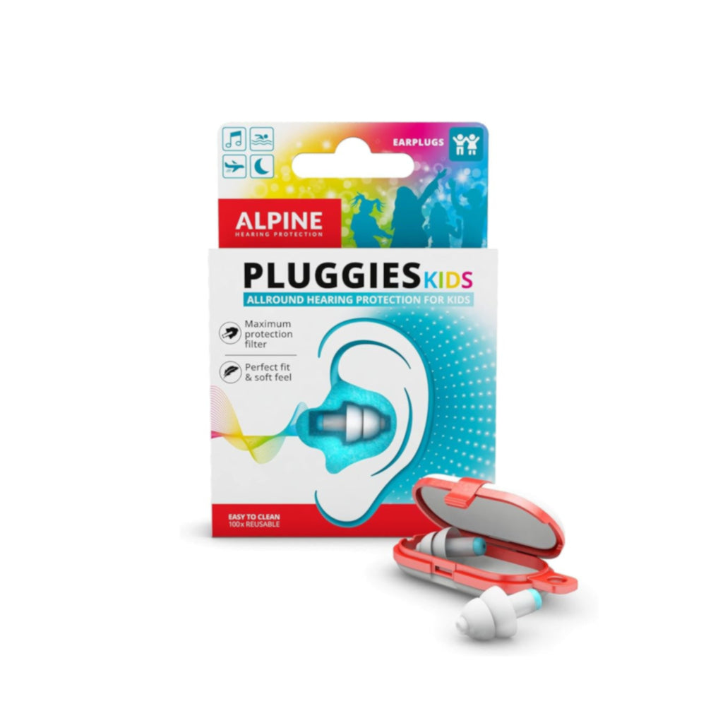 Alpine Pluggies Kids High-Fidelity Earplugs for Children