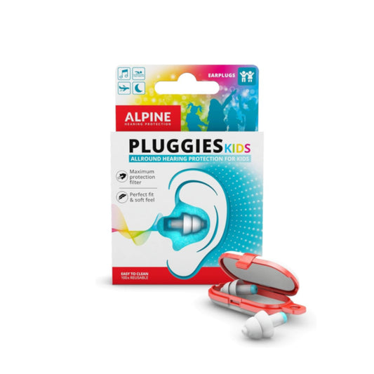 Alpine Pluggies Kids High-Fidelity Earplugs for Children