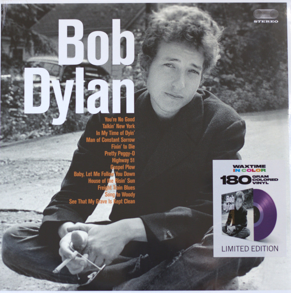 Bob Dylan - Bob Dylan LP Limited Edition Purple Coloured Vinyl