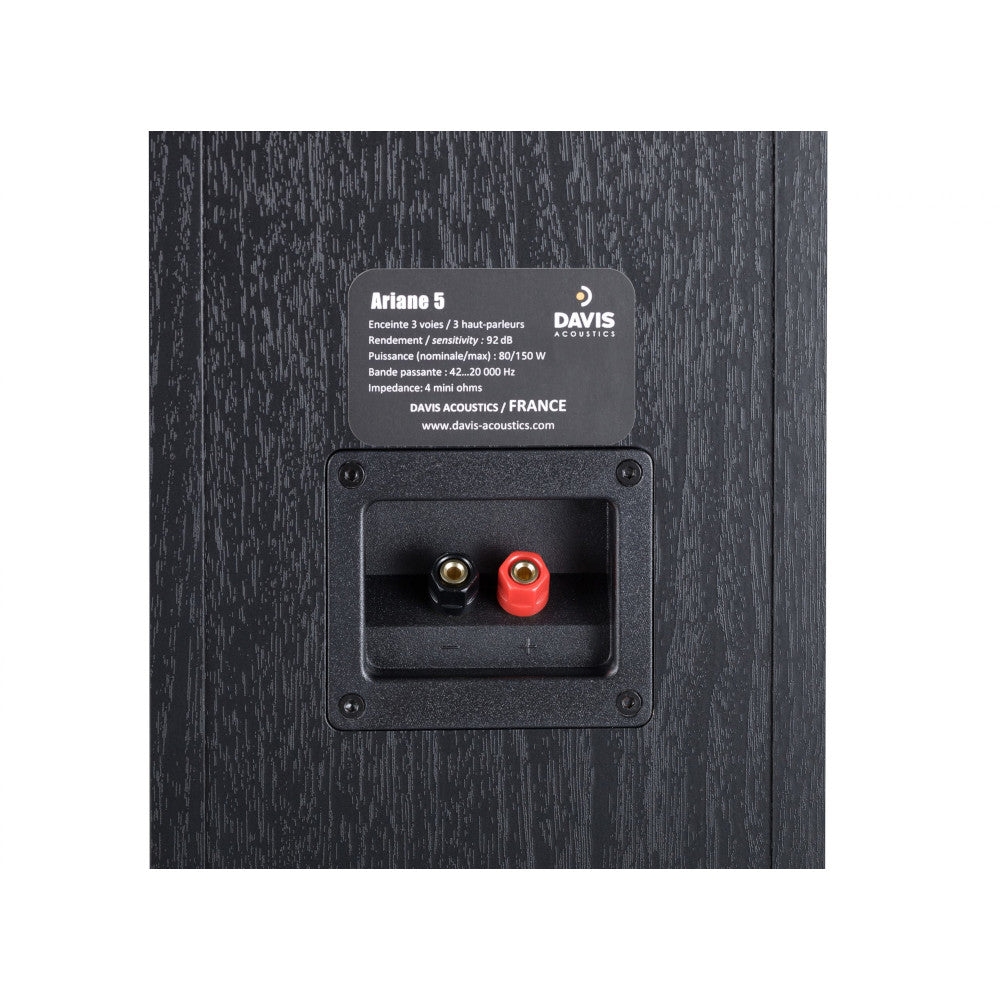 Davis Acoustics Ariane 5 Black Floorstanding Speaker
