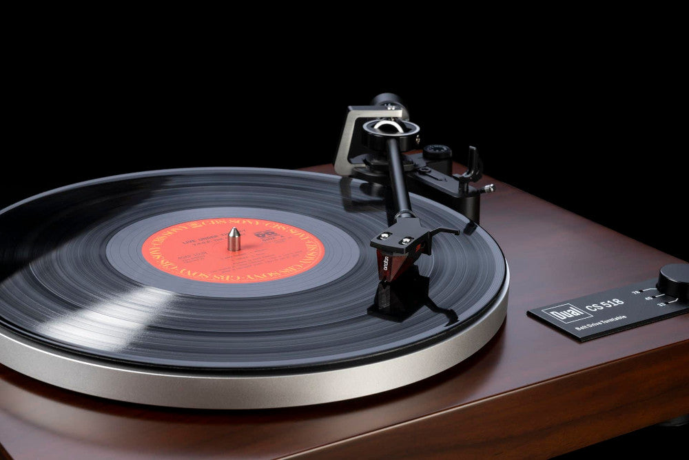 DUAL CS 518 Manual Turntable With Classic Dual Tonearm Walnut