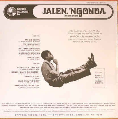 Jalen Ngonda – Doctrine of Love Coloured Vinyl LP