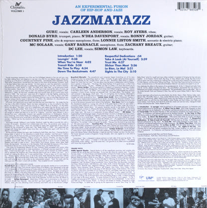 Guru – Jazzmatazz Volume 1 Vinyl LP