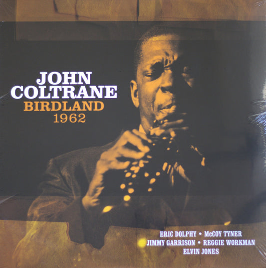 John Coltrane's vinyl front cover of the album Birdland 1962