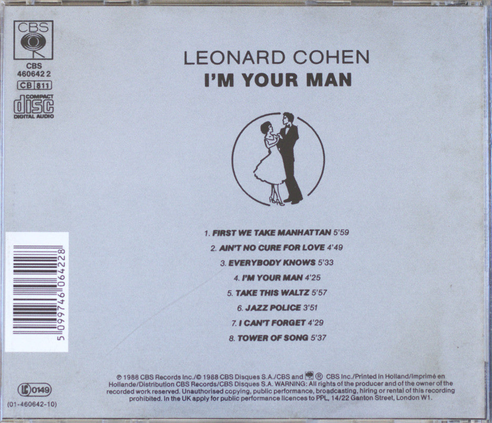 Leonard Cohen - I'm Your Man CD